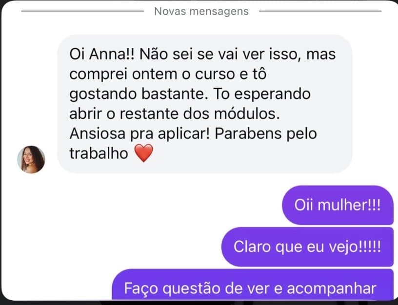 Depoimento de aluna 6