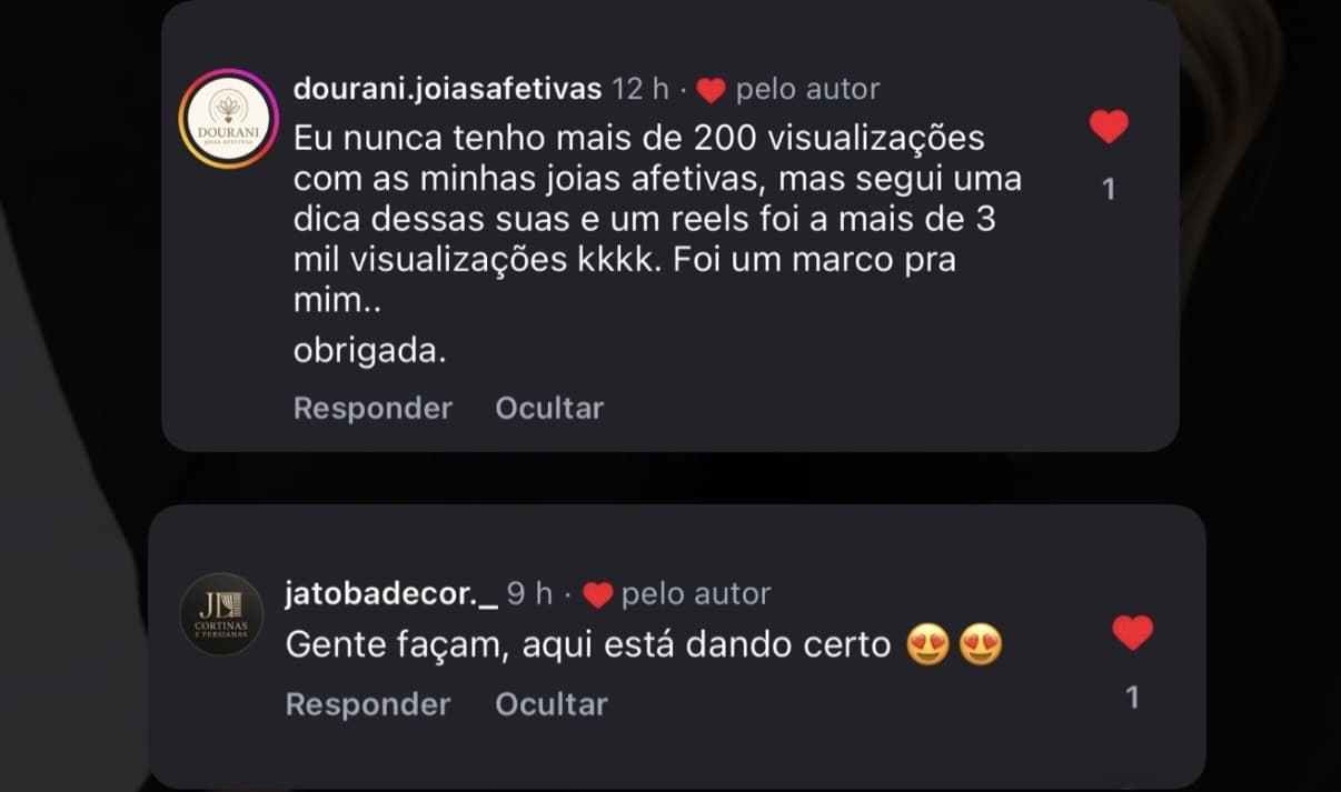 Depoimento de aluna 8